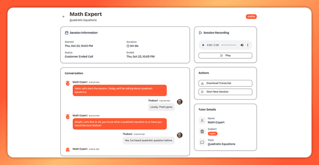 Progress Dashboard