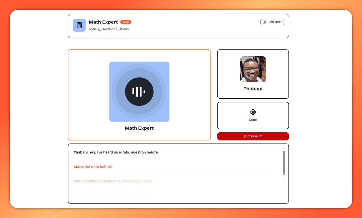Voice Learning Interface